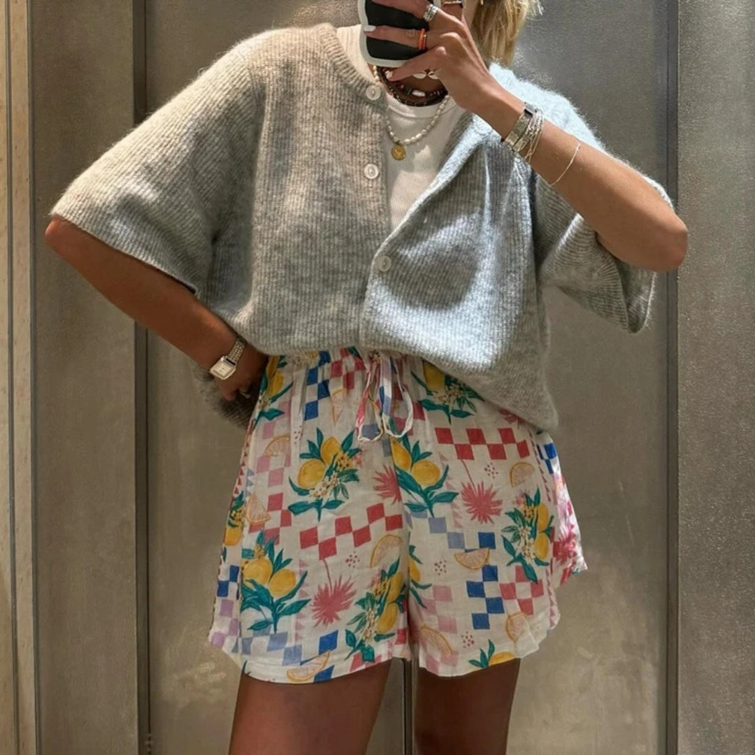 Jasmine™ Half-Sleeve Knitted Cardigan