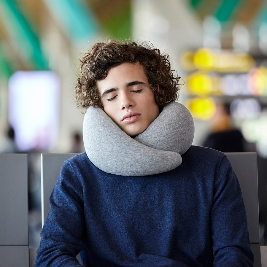 AeroEase© Memory Foam Travel Pillow