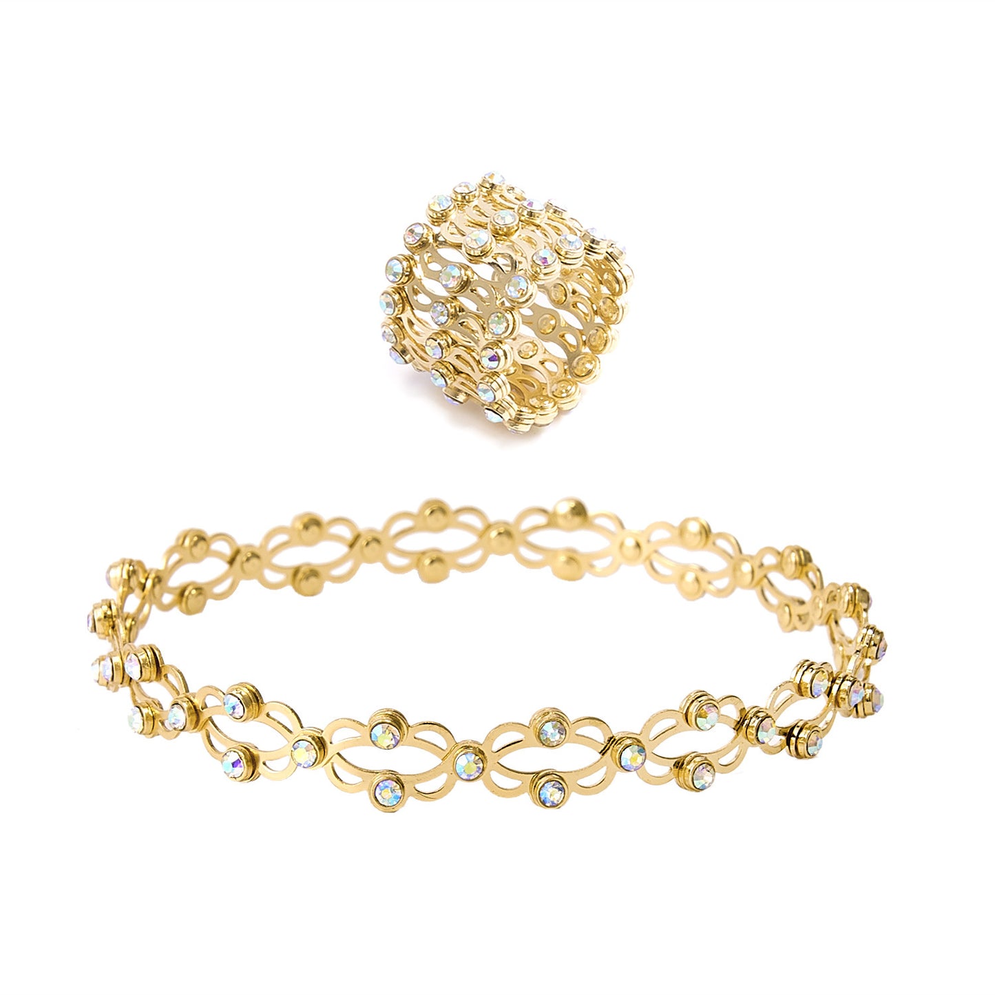DuoDazzle™ Bracelet-To-Ring